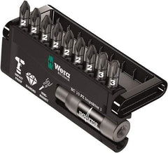 Wera - Posidriv Bit Set - 1/4" Drive - Exact Tool & Supply