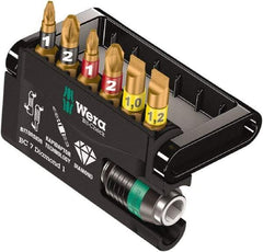 Wera - Posidriv Bit Set - 1/4" Drive - Exact Tool & Supply