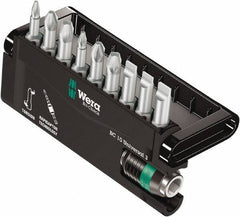 Wera - Posidriv Bit Set - 1/4" Drive - Exact Tool & Supply