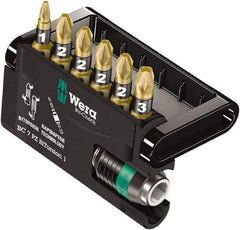 Wera - Posidriv Bit Set - 1/4" Drive - Exact Tool & Supply