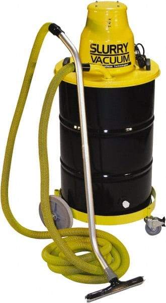 Dustless Technologies - 55 Gal, Steel Tank, Wet, Slurry Vacuum Cleaner - 12.6 Amps - Exact Tool & Supply