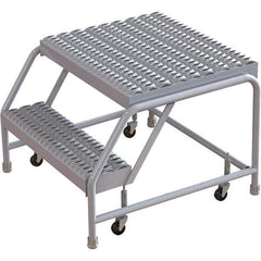 TRI-ARC - Rolling & Wall Mounted Ladders & Platforms Type: Rolling Warehouse Ladder Style: Rolling Safety Ladder - Exact Tool & Supply