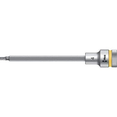 Wera - 1/2" Drive, 4mm Hex Bit Socket - 5-33/64" OAL - Exact Tool & Supply