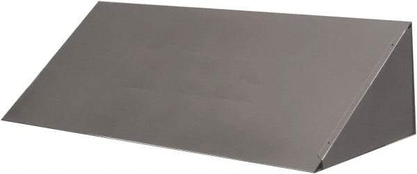 Durham - 33-3/4" Wide x 8-5/8" High, Gray Bin Cover - Use with 12" Deep Bins - Exact Tool & Supply
