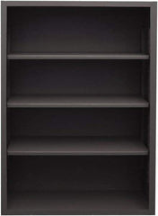 Durham - 3 Shelves, 3,600 Lb Capacity, Closed Shelving System - 48" Wide x 24" Deep x 60" High, Gray - Exact Tool & Supply