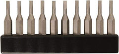 Wiha - 4mm Blade, 5/32" Drive Slotted Screwdriver Bit - 1-7/64" OAL - Exact Tool & Supply