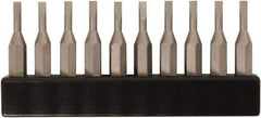Wiha - 3.5mm Blade, 5/32" Drive Slotted Screwdriver Bit - 1-7/64" OAL - Exact Tool & Supply