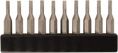 Wiha - 3mm Blade, 5/32" Drive Slotted Screwdriver Bit - 1-7/64" OAL - Exact Tool & Supply