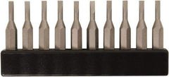 Wiha - 2.5mm Blade, 5/32" Drive Slotted Screwdriver Bit - 1-7/64" OAL - Exact Tool & Supply