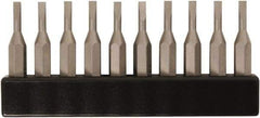 Wiha - 0.8mm Blade, 5/32" Drive Slotted Screwdriver Bit - 1-7/64" OAL - Exact Tool & Supply