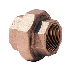 Merit Brass - Brass & Chrome Pipe Fittings Type: Union Fitting Size: 1-1/4 - Exact Tool & Supply