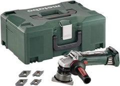 Metabo - 45° Bevel Angle, 5/32" Bevel Capacity, 7,000 RPM, Cordless Beveler - 5.5 Amps, 1/8" Min Workpiece Thickness - Exact Tool & Supply