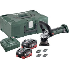 Metabo - 45° Bevel Angle, 5/32" Bevel Capacity, 7,000 RPM, Cordless Beveler - 5.5 Amps, 1/8" Min Workpiece Thickness - Exact Tool & Supply