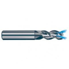 20mm Dia. - 104mm OAL - 45° Helix Bright Carbide End Mill - 3 FL - Exact Tool & Supply