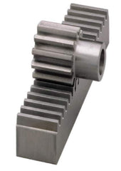 Boston Gear - 3/4" Face Width, 6 Feet Long, 1/2" Thick Steel Gear Rack - 12 Pitch - Exact Tool & Supply