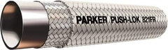 Parker - 1/4" ID x 1/2" OD CTL Push-on Air Hose - 350 Working psi, -40 to 212°F, White - Exact Tool & Supply