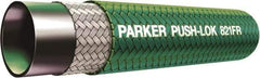 Parker - 1/4" ID x 1/2" OD CTL Push-on Air Hose - 350 Working psi, -40 to 212°F, Green - Exact Tool & Supply