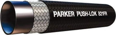 Parker - 1/4" ID x 1/2" OD CTL Push-on Air Hose - 350 Working psi, -40 to 212°F, Black - Exact Tool & Supply