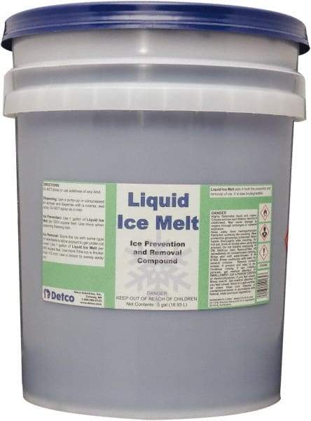 Detco - 5 Gal Pail Urea/Glycol Blend Liquid - Effective to 0°F - Exact Tool & Supply