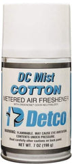 Detco - 7 oz Air Freshener Dispenser Refill - Cotton, Compatible with EQD004 - Exact Tool & Supply