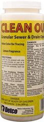 Detco - 2 Lb Granular Drain Opener - Lemon Scent, Can - Exact Tool & Supply