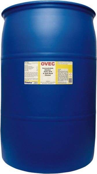 Detco - 55 Gal Liquid Oven Cleaner - Comes in Drum - Exact Tool & Supply
