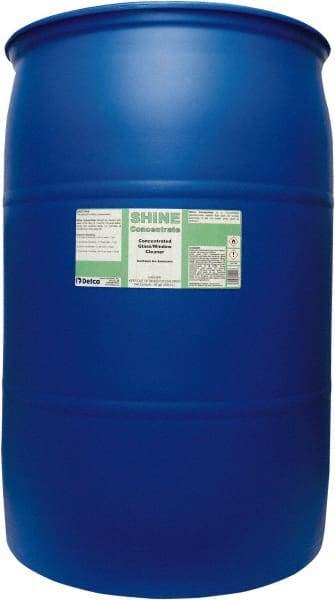 Detco - 55 Gal Drum Unscented Glass Cleaner - Concentrated, Use on Glass - Exact Tool & Supply