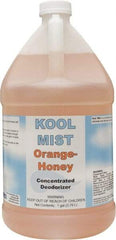 Detco - 1 Gal Bottle Deodorizer - Liquid, Orange-Honey Scent, Concentrated, Environmentally Safe - Exact Tool & Supply