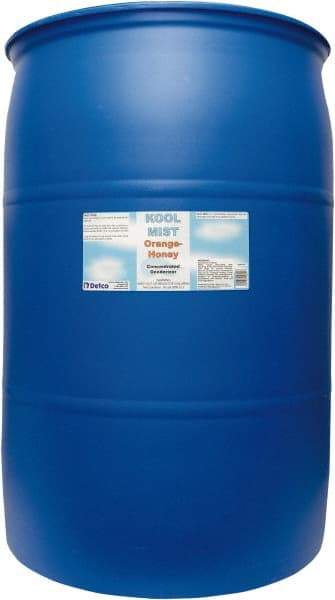 Detco - 55 Gal Drum Deodorizer - Liquid, Orange-Honey Scent, Concentrated, Environmentally Safe - Exact Tool & Supply
