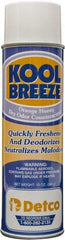 Detco - 20 oz Aerosol Can Deodorizer - Aerosol, Orange-Honey Scent, Environmentally Safe - Exact Tool & Supply