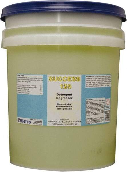 Detco - 5 Gal Bucket Cleaner/Degreaser - Liquid, Butyl-Based, Unscented - Exact Tool & Supply