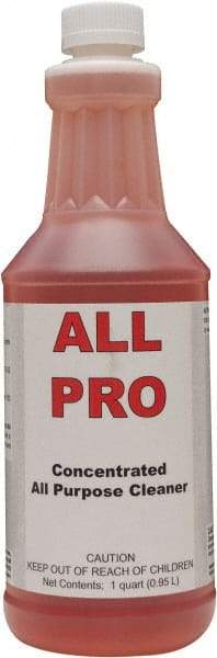 Detco - 32 oz Bottle All-Purpose Cleaner - Liquid, Neutral Cleaner, Citrus - Exact Tool & Supply