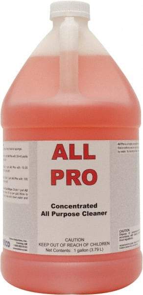 Detco - 1 Gal Bottle All-Purpose Cleaner - Liquid, Neutral Cleaner, Citrus - Exact Tool & Supply