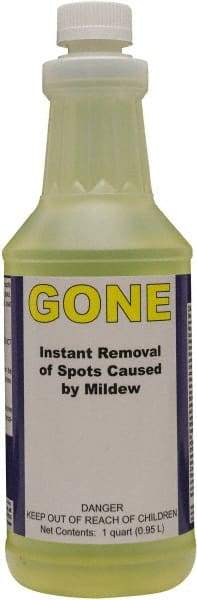 Detco - 32 oz Bottle Mildew Remover - Liquid, Water-Based, Unscented - Exact Tool & Supply