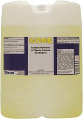 Detco - 5 Gal Drum Mildew Remover - Liquid, Water-Based, Unscented - Exact Tool & Supply