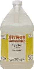Detco - 1 Gal Bottle Cleaner/Degreaser - Liquid, Butyl-Based, Citrus - Exact Tool & Supply