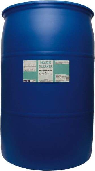 Detco - 55 Gal Drum All-Purpose Cleaner - Liquid, Peroxide, Unscented - Exact Tool & Supply