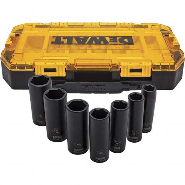 DeWALT - Socket Sets Measurement Type: Inch Drive Size: 1/2 - Exact Tool & Supply