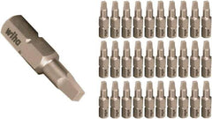 Wiha - 1/4" Drive, #2 Insert Screwdriver Bit - 25mm OAL - Exact Tool & Supply