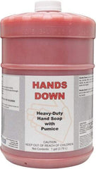 Detco - 1 Gal Bottle Gel Hand Cleaner with Grit - Red, Cherry Scent - Exact Tool & Supply