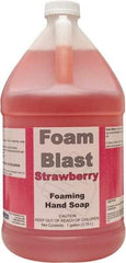 Detco - 1 Gal Pump Bottle Liquid Hand Cleaner - Red, Strawberry Scent - Exact Tool & Supply
