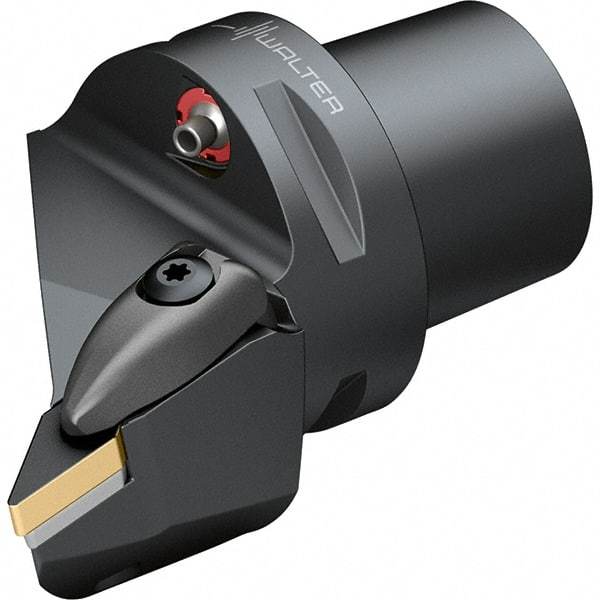 Walter - 93° Lead Angle, Indexable Turning Toolholder - 103mm OAL, Series DVJN-CAPTO-AUSSEN - Exact Tool & Supply