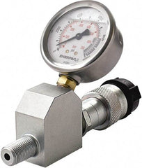 Enerpac - Hydraulic Pressure Gages & Adapters Type: Liquid-Filled Gauge Pressure Rating: 0 - 10000 - Exact Tool & Supply