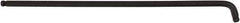 Bondhus - 10mm Hex, Extra Long Arm, Ball End Hex Key - 213mm OAL, Metric System of Measurement - Exact Tool & Supply