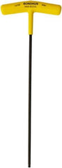 Bondhus - 9/64" Hex, T-Handle, Ball End Hex Key - 8.4" OAL, Protanium High Torque Steel, Inch System of Measurement - Exact Tool & Supply