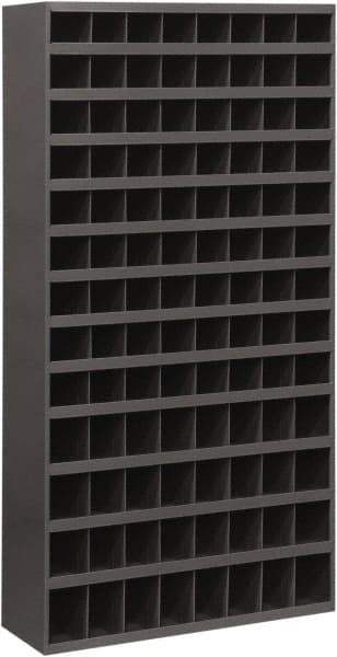 Durham - 104 Bin, Small Parts Storage Bin - 12" Deep x 35" Wide x 65" High - Exact Tool & Supply