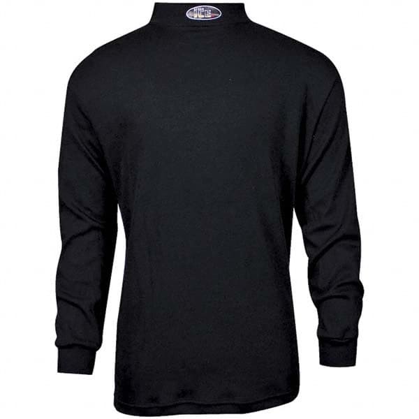 National Safety Apparel - Size S Black Flame Resistant/Retardant Long Sleeve Base Layer Shirt - Exact Tool & Supply