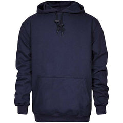 National Safety Apparel - Size S Navy Flame Resistant/Retardant Sweatshirt - Exact Tool & Supply