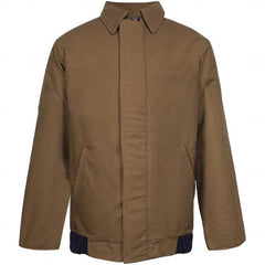 National Safety Apparel - Size XL Brown Flame Resistant/Retardant Jacket/Coat - Exact Tool & Supply
