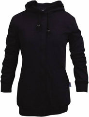 National Safety Apparel - Size 4XL Navy Flame Resistant/Retardant Sweatshirt - Exact Tool & Supply